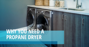 A washer and dryer in a room with the words " you need a home dryer ".