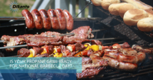 A grill with several different types of meat on it.