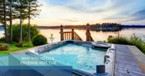 A pool with water in it and a dock on the side.