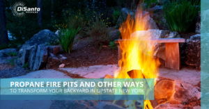 A fire pit with the words where pits and other ways written above it.
