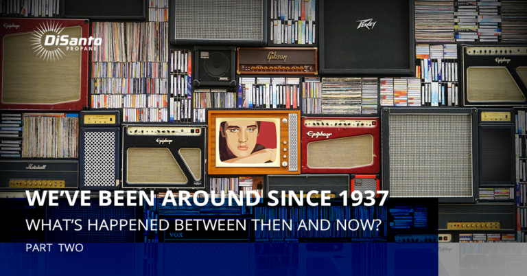 A wall of electronic equipment with the words " men around since 1 9 3 7 " in front.